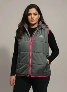 Hooded Padded Winter Jacket -free Size M & L