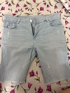 Light Wash Denim Shorts