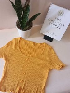 Yellow Crop Top