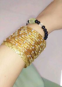 Red &amp; Gold Bangle Set