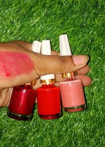 Nail Polish Set - White, Black, &amp; Brown