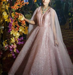 Elegant Pink grown for bridal