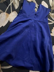 Blue Tube Designer Dress .