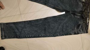 Black Denim Jeans Pant