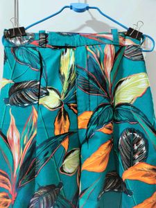 Tropical Print Trousers