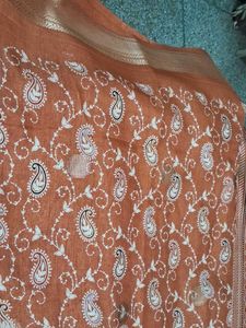 saree with  attached  blouse  pc