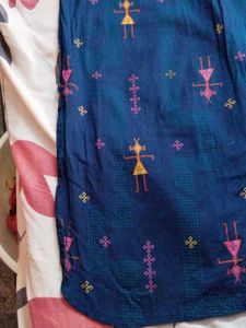 Ethnic Navy Blue Kurta