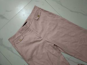 Pink Casual Pants