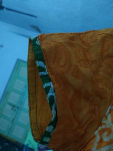 Yellow Printed Kurta