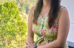 Lemon Green Floral Dress