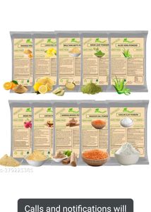 Herbal Face Mask Powders Set