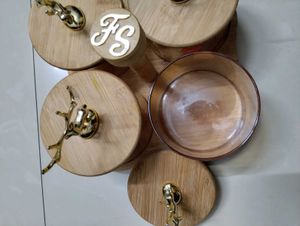 Reindeer Topped Storage Carousel