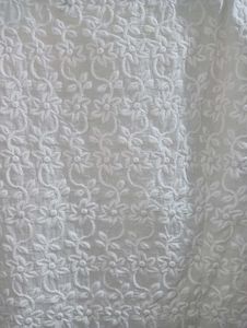White Chikankaari Short Kurta