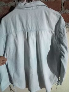 it&#39;s girls oversized denim shirt