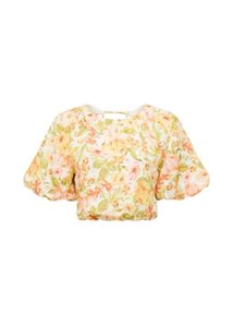 Forever New Tatiana Tie Back LinenCrop Top