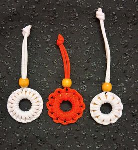 Handmade Macrame Car Charm Set