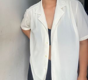 🎀Elegant White Shirt 🌈