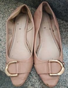 Leather Ballet Flats - Size 39