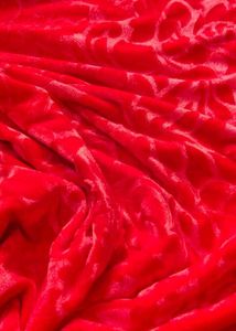 Shaneel Red Self Design