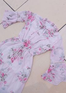 Floral Kurti + Jeans Combo 🥳