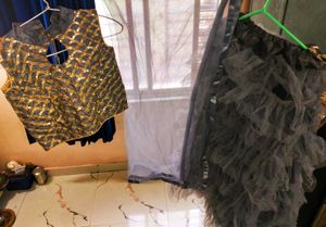 Sequin Embellished Lahanga