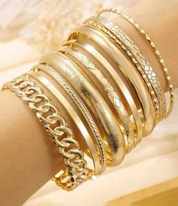Golden Bangle Set