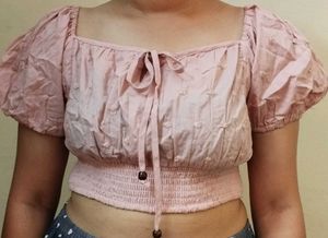 Zudio Square Neck Crop Top