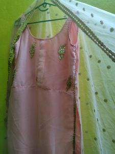 Baby Pink Sharara Set
