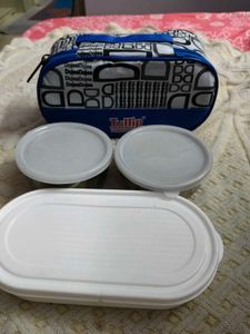 3 Piece With Cover Tulip Lunch Box
