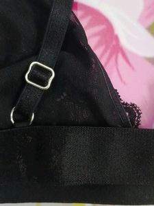 (1100)Black Lace Bralette