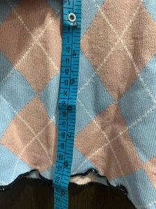 Korean Cami Top Blue Pink