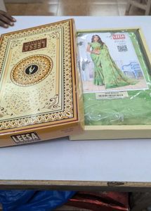Elegant Green Leesa Saree