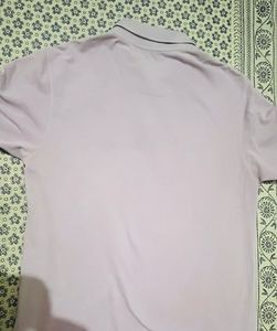 🌸 Light Lavender Polo T-Shirt – Zudio | Size L 👔