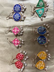 6 Pcs of Earrings