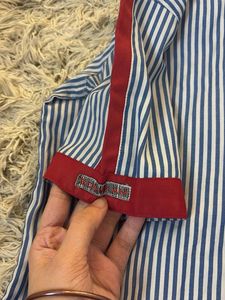 Striped Vintage Short Sleeve Shirt