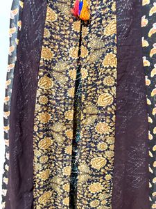 Boho Full-Length Shrug Style Dress