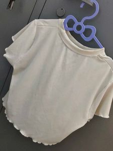 Nevermind Graphic Ruffle Tee