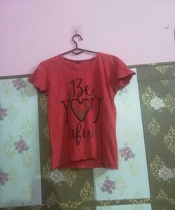 Red 'Be-YOU-tiful' T-shirt