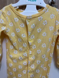 Cute Floral Baby Romper