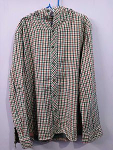 Checkered Hooded Shirt