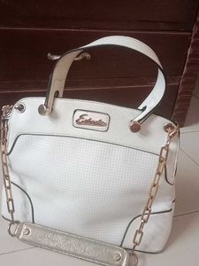 Original Esbeda White Handbag