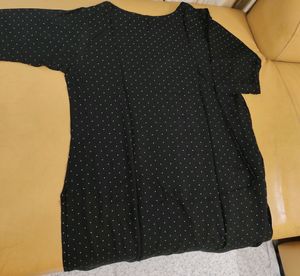 Black Polka Kurti