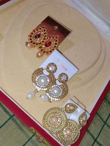 New Golden Earrings Combo