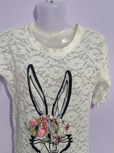 CUTE WHITE NET DRESS