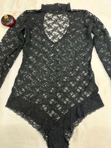 Black Lace Bodysuit