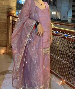 Elegant Lavender Sharara set