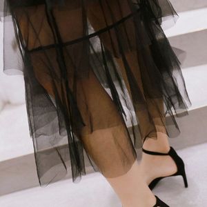 Black Belt Tulle Dress