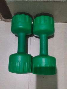 Green Dumbbells - Set of 2