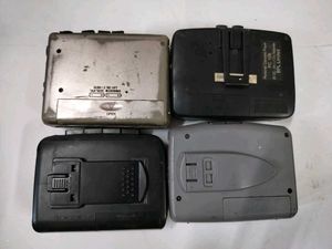 Vintage Cassette Players 4 pcs lot
