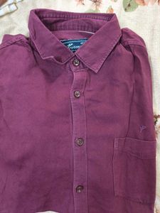 Burgundy Casual Shirt